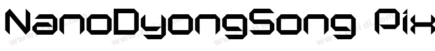 NanoDyongSong Pixel字体转换
